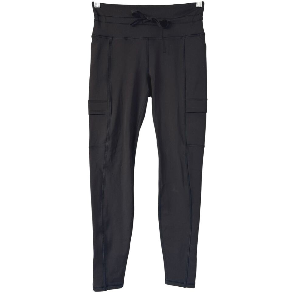 Athleta Rainier High Rise Cargo Legging Size Small in Black *411198 *EUC - Picture 2 of 11